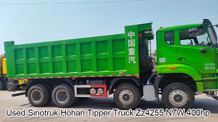 Used Sinotruk Tipper Truck Hohan Zz4255 N7W 31 Ton Sale in Uganda