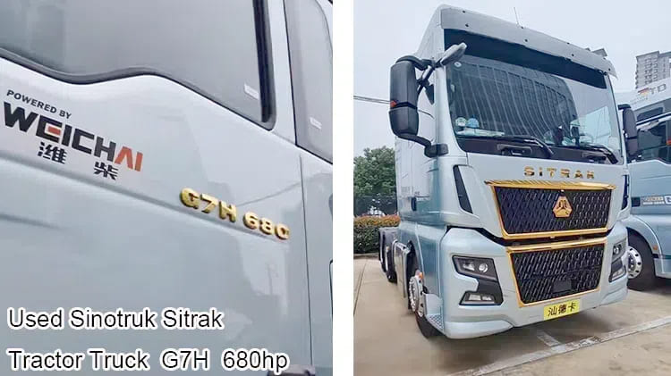 Second Hand Sitrak G7H Truck Tractor Head 680hp Price in Jamaica