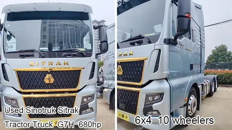 Second Hand Sitrak G7H Truck Tractor Head 680hp Price in Jamaica
