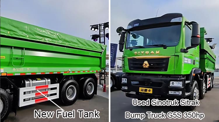 Second Hand Sinotruk Truck Sitrak 2022 350 Dump Truck in Guam