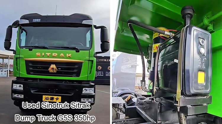 Second Hand Sinotruk Truck Sitrak 2022 350 Dump Truck in Guam