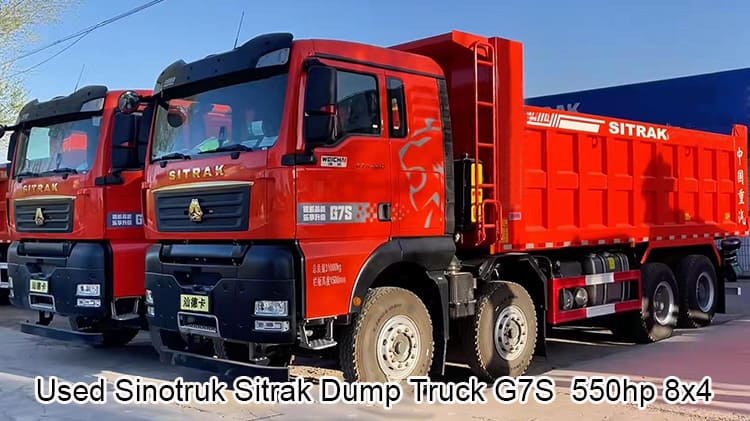 Sinotruk Sitrak G7S Used 8x4 Dump Truck Sale in Senegal