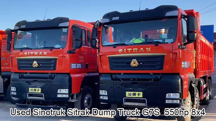 Sinotruk Sitrak G7S Used 8x4 Dump Truck Sale in Senegal