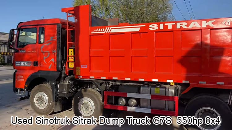 Sinotruk Sitrak G7S Used 8x4 Dump Truck Sale in Senegal