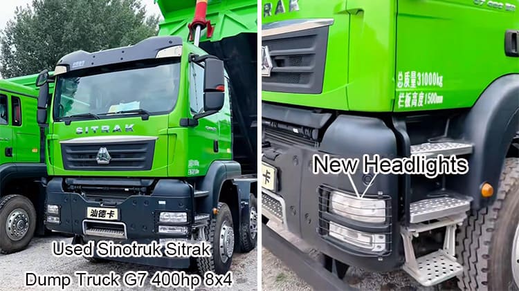 Used Sinotruk Sitrak G7 Tipper Dump Truck for Sale in Tanzania