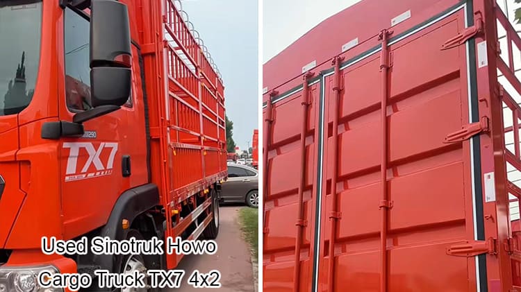 Cnhtc Sinotruk Howo Cargo Truck 4x2 Used Fence Truck Sale in Nigeria