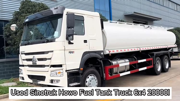 Howo 6x4 Fuel Truck 20000l Used Diesel Tanker for Sale in Ghana