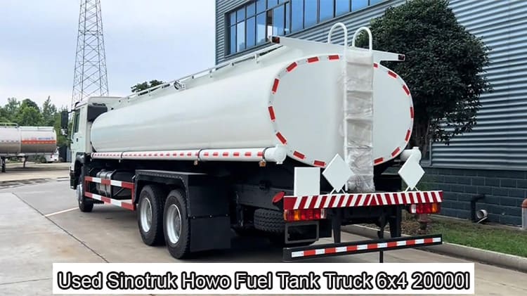 6x4 Howo Fuel Truck 20000l Used Diesel Tanker for Sale in Ghana