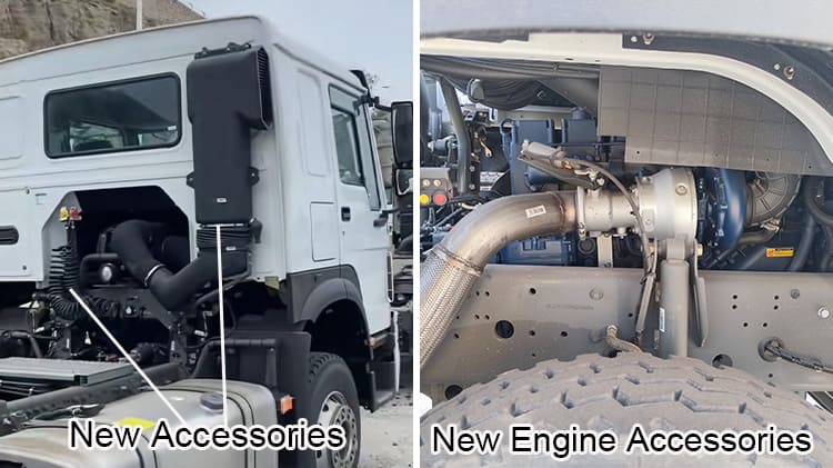 Used Howo Tractor Truck 380 hp for Sale in Indonesia