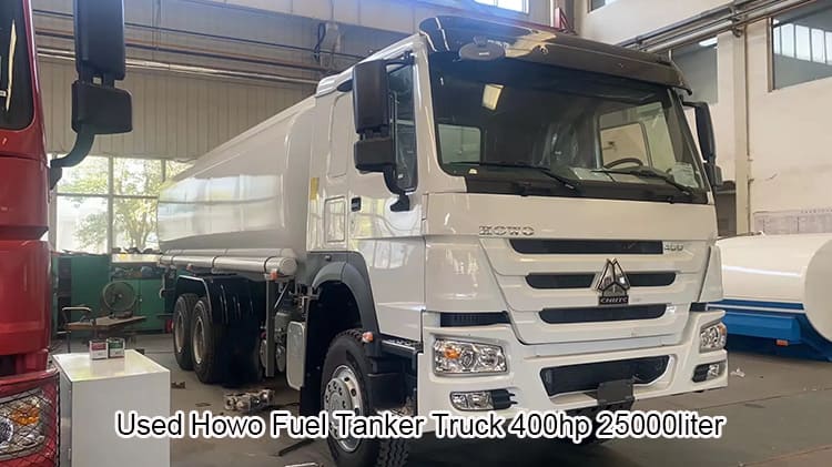 Used Howo 25000l Fuel Tank Truck 6000 Gallon Tanker in Ghana 
