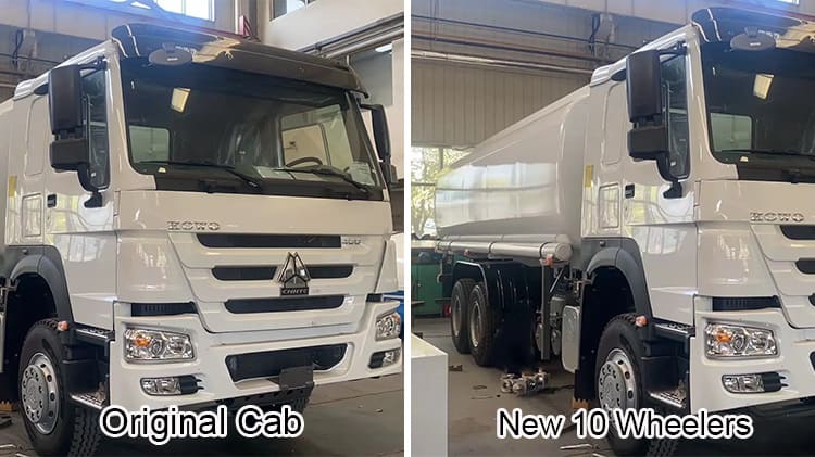 Used Howo 25000l Fuel Tank Truck 6000 Gallon Tanker in Ghana 