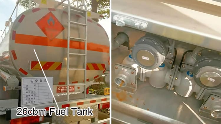Used Sinotruk Howo 8x4 350 hp TX Fuel Tank Truck Sale in Zimbabwe