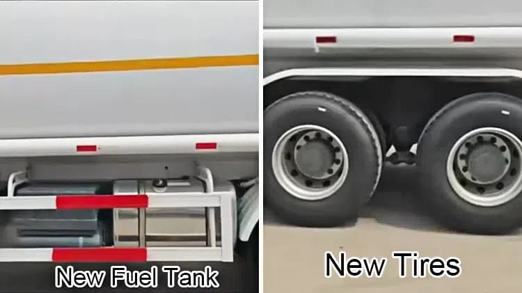 Howo 20cbm Fuel Truck Second Hand Petrol Diesel Tanker for Sale in Jamaica