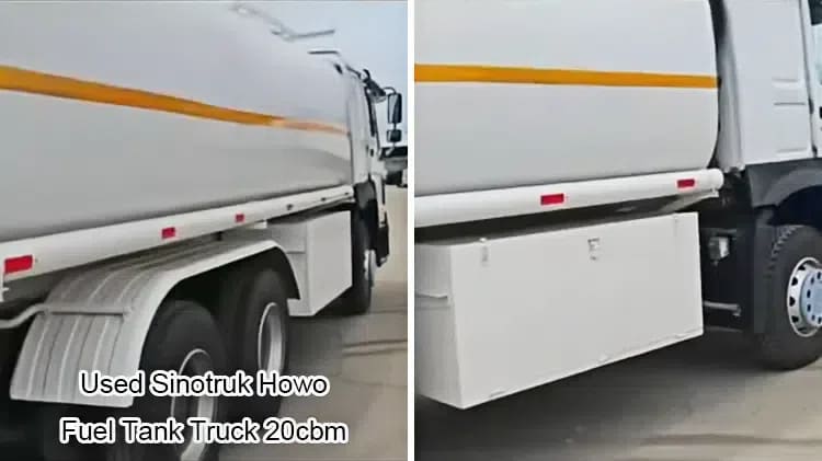 Howo 20cbm Fuel Truck Second Hand Petrol Diesel Tanker for Sale in Jamaica