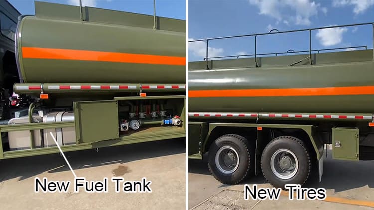 Used Howo Sinotruk Fuel Tanker Truck 25cbm Gasoline Tanker in China