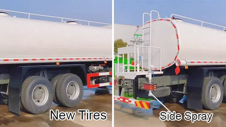 Used Sinotruk Howo 6x4 20000 Liter Water Tank Truck Sale in Mali