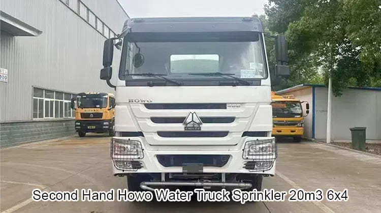 Howo 20m3 Water Truck Second Hand Water Bowser Sprinkler 6x4 Sale in China