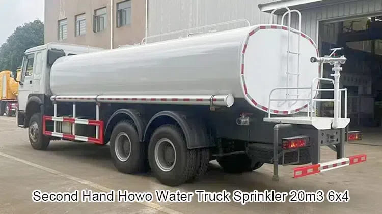 Howo 20m3 Water Truck Second Hand Water Bowser Sprinkler 6x4 Sale in China