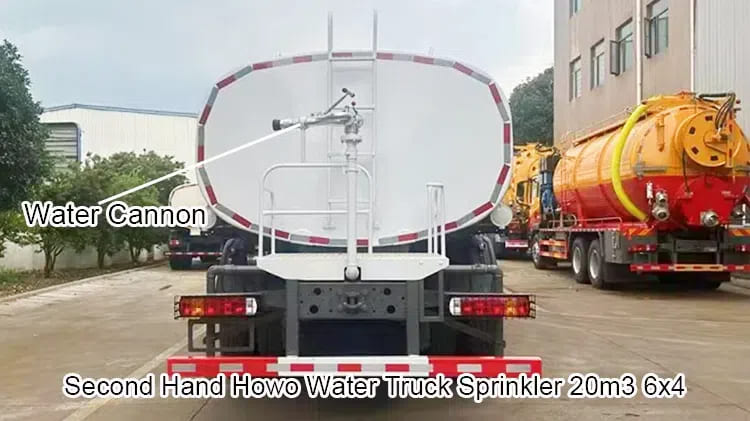 Howo 20m3 Water Truck Second Hand Water Bowser Sprinkler 6x4 Sale in China