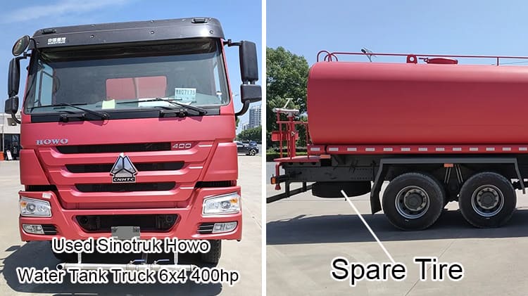 Howo Water Tanker Second Hand 18000 Litre Water Bowser for Sale