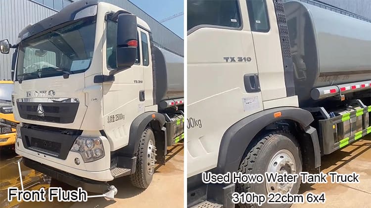 Sino Howo 6x4 Water Sprinkler Truck 22cbm Second Hand Water Tanker Price