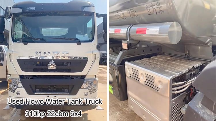 Sino Howo 6x4 Water Sprinkler Truck 22cbm Second Hand Water Tanker Price