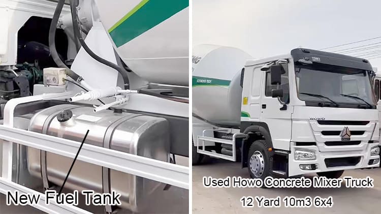 Used Howo Transit Mixer 12 Yard 10m3 Concrete Mixer Truck Price in Benin