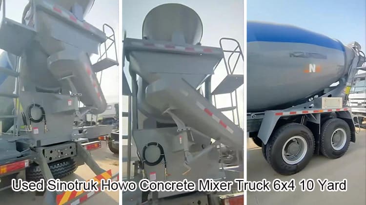 Howo 6x4 Used 10 Yard Concrete Truck Mixer Price in Gambia