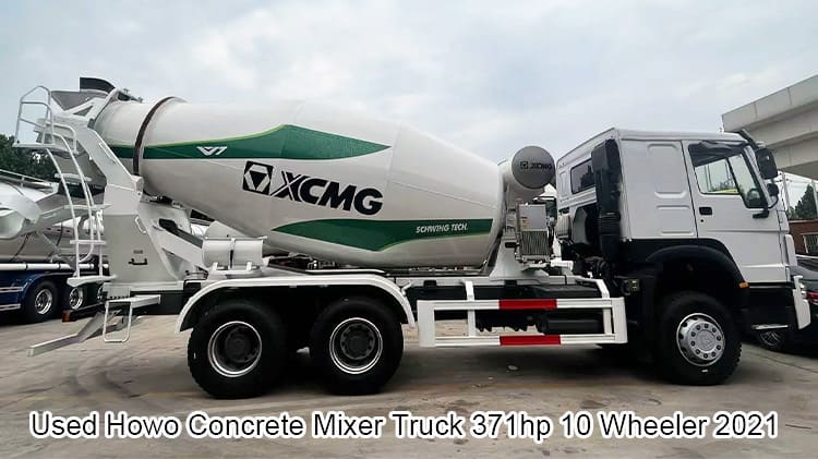 Used 371hp Howo Mixer Truck 2021 10 Wheeler Concrete Truck Sale in Angola