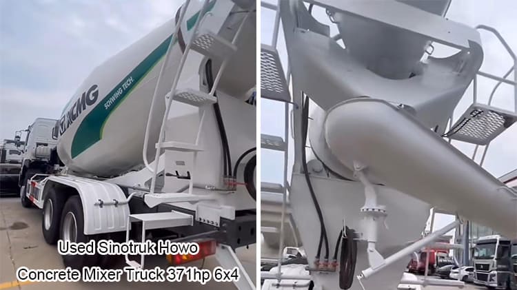 Used 371hp Howo Mixer Truck 2021 10 Wheeler Concrete Truck Sale in Angola