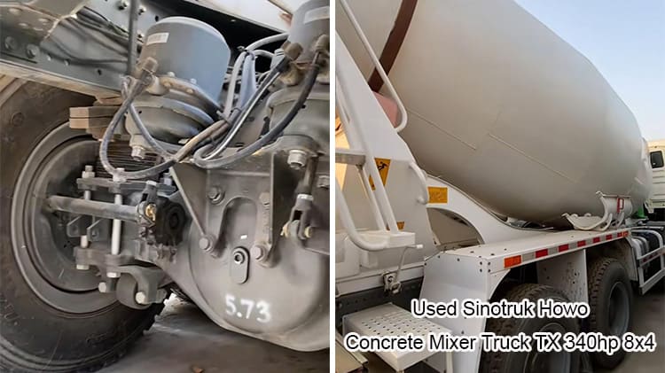 Used Howo TX 340hp 16m3 8x4 Concrete Mixer Truck Price in Congo