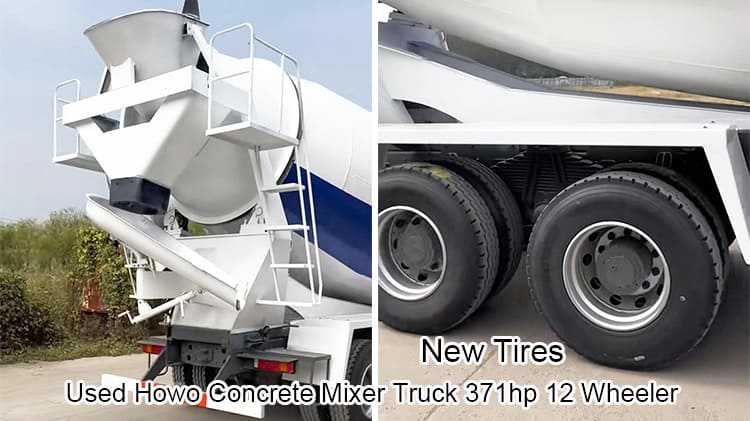 Old Howo 371 12 Wheeler Concrete Mixer Trucks for Sale in Malawi