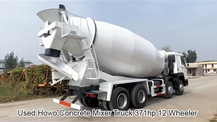 Old Howo 371 12 Wheeler Concrete Mixer Trucks for Sale in Malawi