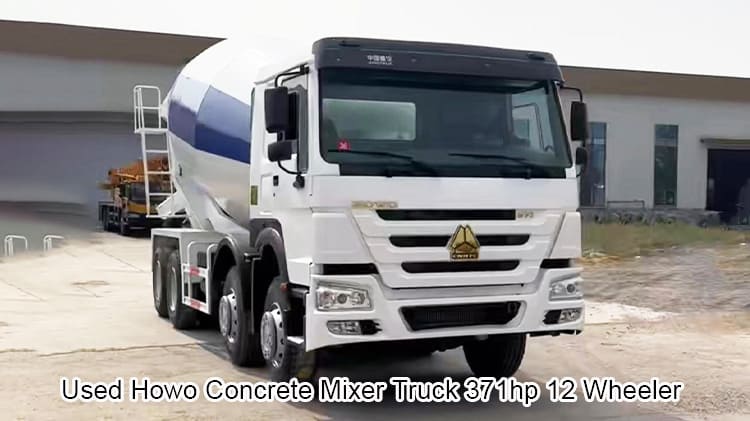 Old Howo 371 12 Wheeler Concrete Mixer Trucks for Sale in Malawi