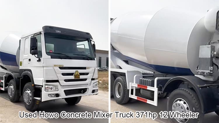 Old Howo 371 12 Wheeler Concrete Mixer Trucks for Sale in Malawi