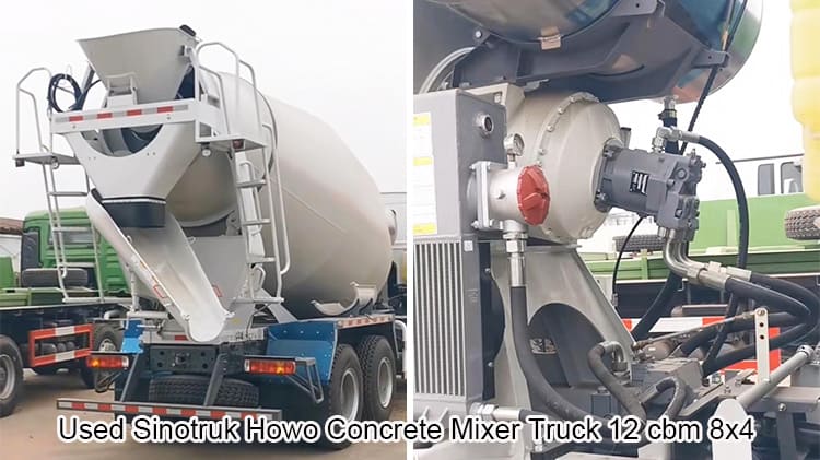 Used Sinotruk Howo Hot Sale 12 cbm 8x4 Concrete Mixer Truck Sale in Panama