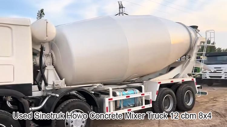 Used Sinotruk Howo Hot Sale 12 cbm 8x4 Concrete Mixer Truck Sale in Panama