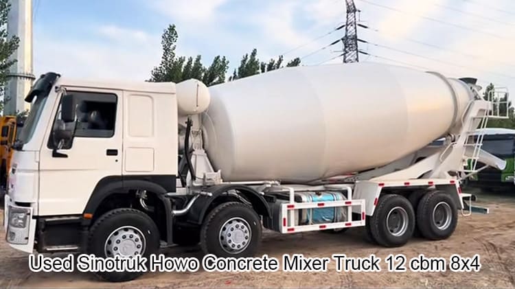 Used Sinotruk Howo Hot Sale 12 cbm 8x4 Concrete Mixer Truck Sale in Panama