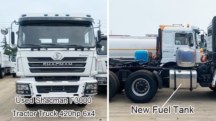 Second Hand F3000 Shacman Tractor Truck 420hp 6x4 for Sale