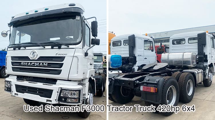 Second Hand F3000 Shacman Tractor Truck 420hp 6x4 for Sale