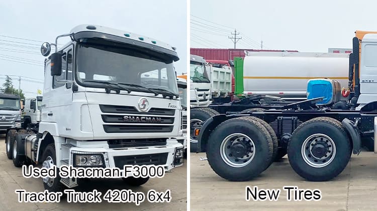 Second Hand F3000 Shacman Tractor Truck 420hp 6x4 for Sale