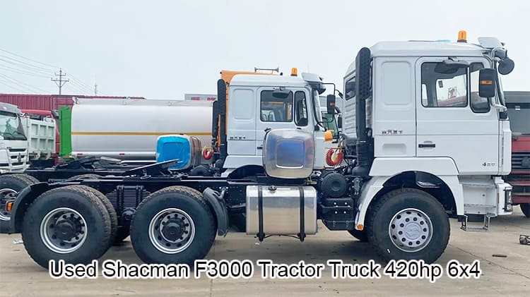 Second Hand F3000 Shacman Tractor Truck 420hp 6x4 for Sale