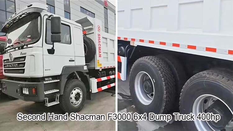 Second Hand Shacman F3000 6x4 Dump Truck 400hp Price in Gambia