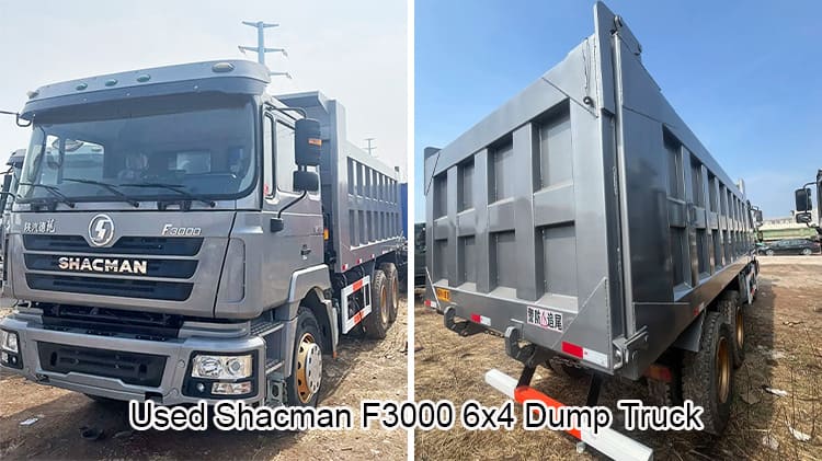 Used Shacman F3000 6x4 Dump Truck With Cummins Engine for Sale