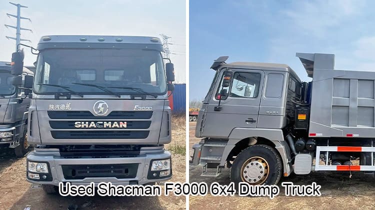 Used Shacman F3000 6x4 Dump Truck With Cummins Engine for Sale