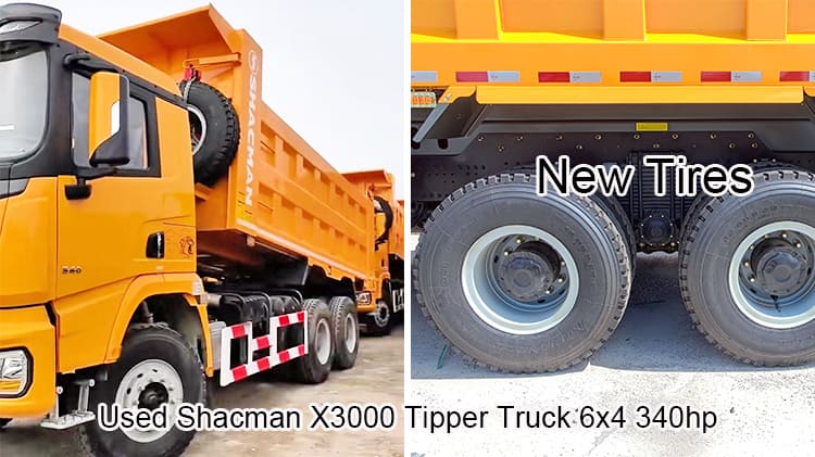 Used X3000 Shacman Tipper Truck 25 Ton 6x4 340hp for Sale
