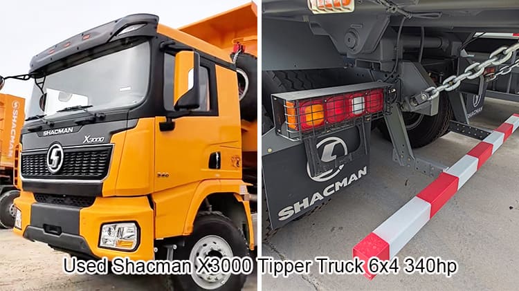 Used X3000 Shacman Tipper Truck 25 Ton 6x4 340hp for Sale