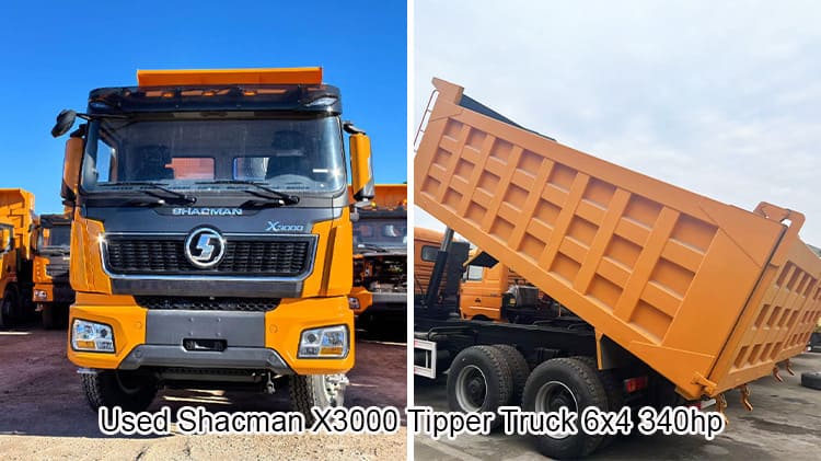 Used X3000 Shacman Tipper Truck 25 Ton 6x4 340hp for Sale