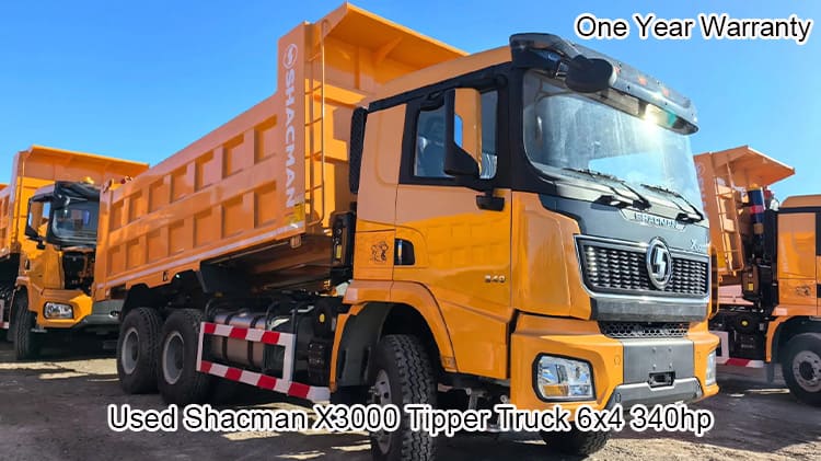 Used X3000 Shacman Tipper Truck 25 Ton 6x4 340hp for Sale