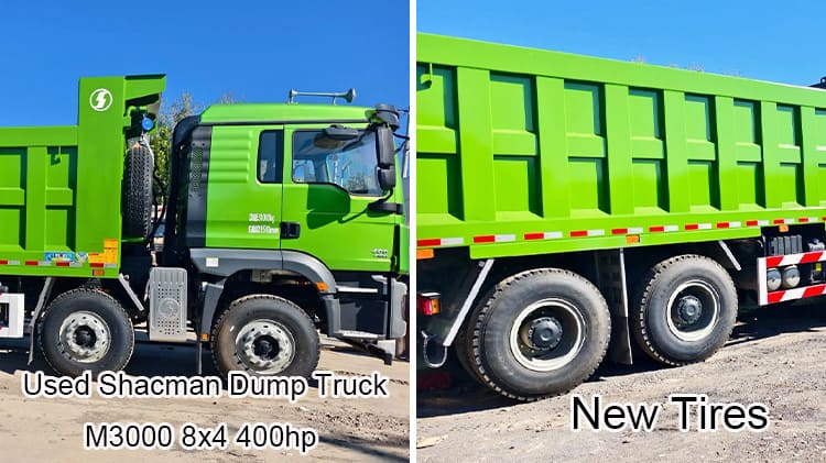 Old Shacman M3000 Dump Truck 12 Wheeler for Sale from China